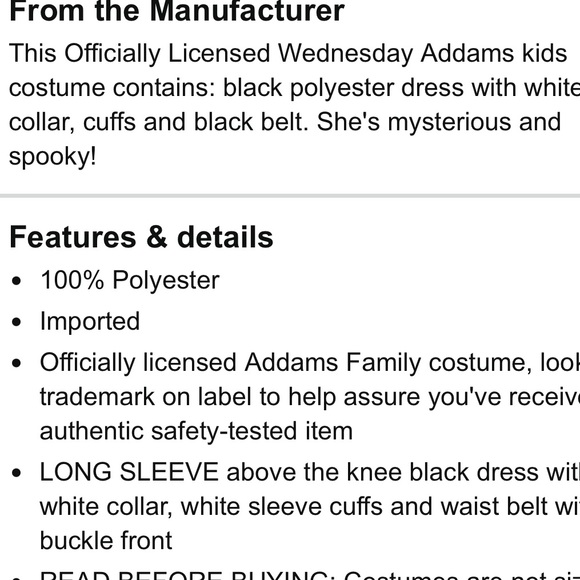 Wednesday Halloween Costume New🎃👻💀 - Picture 13 of 16